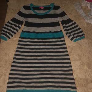 A sweater dress